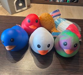 Jumbo Squishies - Duck, Popsicle, and Chicken Leg