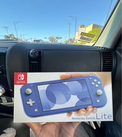 Brand New Nintendo Switch Lite (Blue) – Factory Sealed