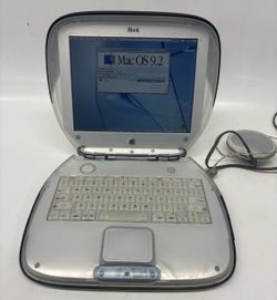 Apple iBook G3 "Clamshell" Special Edition GRAPHITE 466MHz WORKING & BOOTS TO MAC OS 9.2.2