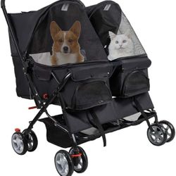 Double Pet Stroller 