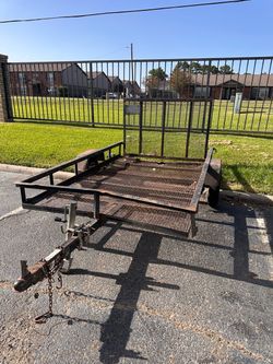 Utility Trailer with Grid Ramp – Ready to Work