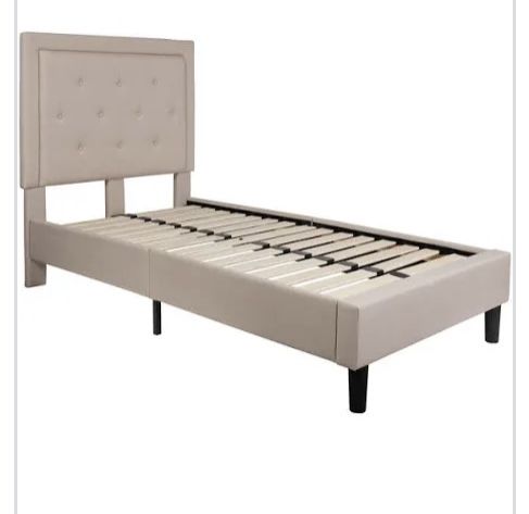 TWIN BED WITH MEMORY MATTRESS INCLUDED
