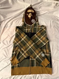 Plaid 2nd Ape Zip Up