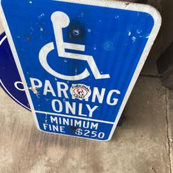 Handicapped Parking Sign