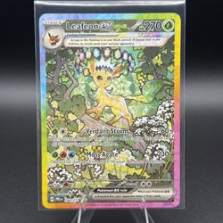 LEAFEON EX 144/131 2025 POKEMON PRISMATIC EVOLUTIONS SPECIAL ILLUSTRATION RARE SIR