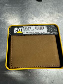 CAT wallet leather