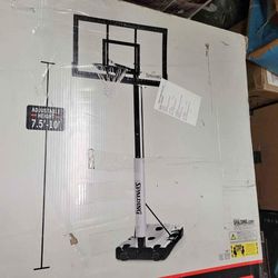 Spalding 60 In. Acrylic Screw Jack Portable Basketball Hoop System