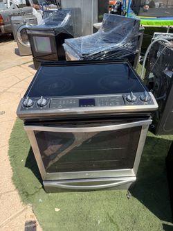 30” flat whirlpool oven range electric stove