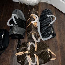 LV DUFFEL BAGS SIZE 55-60 KEEP ALL ASSORTED COLOURWAYS