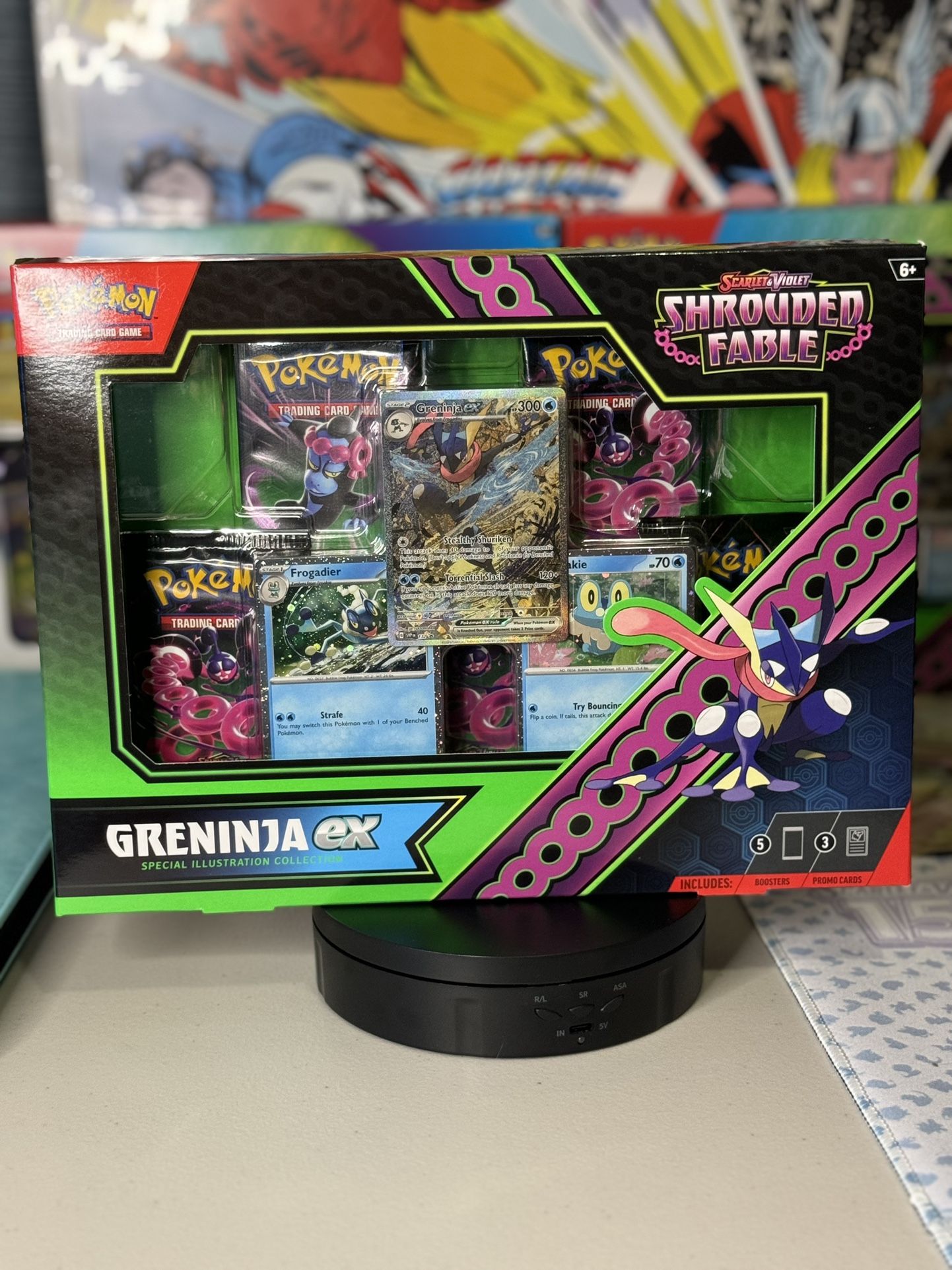 Pokemon Greninja ex Special Illustration Collection - SV: Shrouded Fable (SFA) 