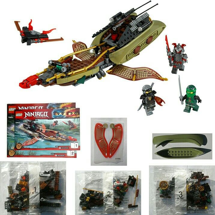 Lego 70623 Destiny's Shadow NEW SEALED BAGS 100% COMPLETE Ninjago NO BOX