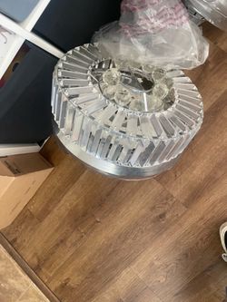 prisnell dimmable crystal ceiling fans
