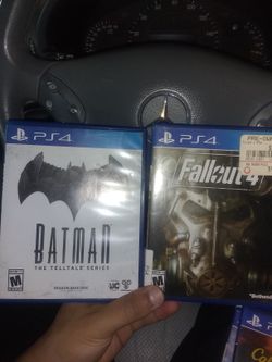 Batman and fallout 4 PS4/PlayStation 4 games
