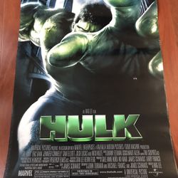 Marvel Hulk Movie Theater Poster 40 x 27