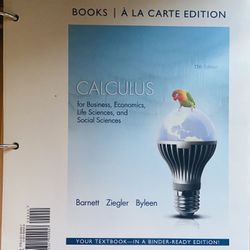 Calculus For Business, Economics, Life Science & Social Sciences 