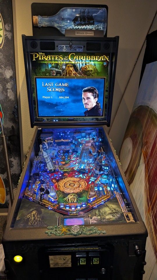Jersey Jack Pinball JJP Pirates Of The Caribbean CE Collectors Edition