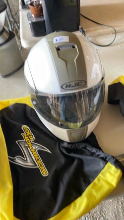 HJC helmet with cover