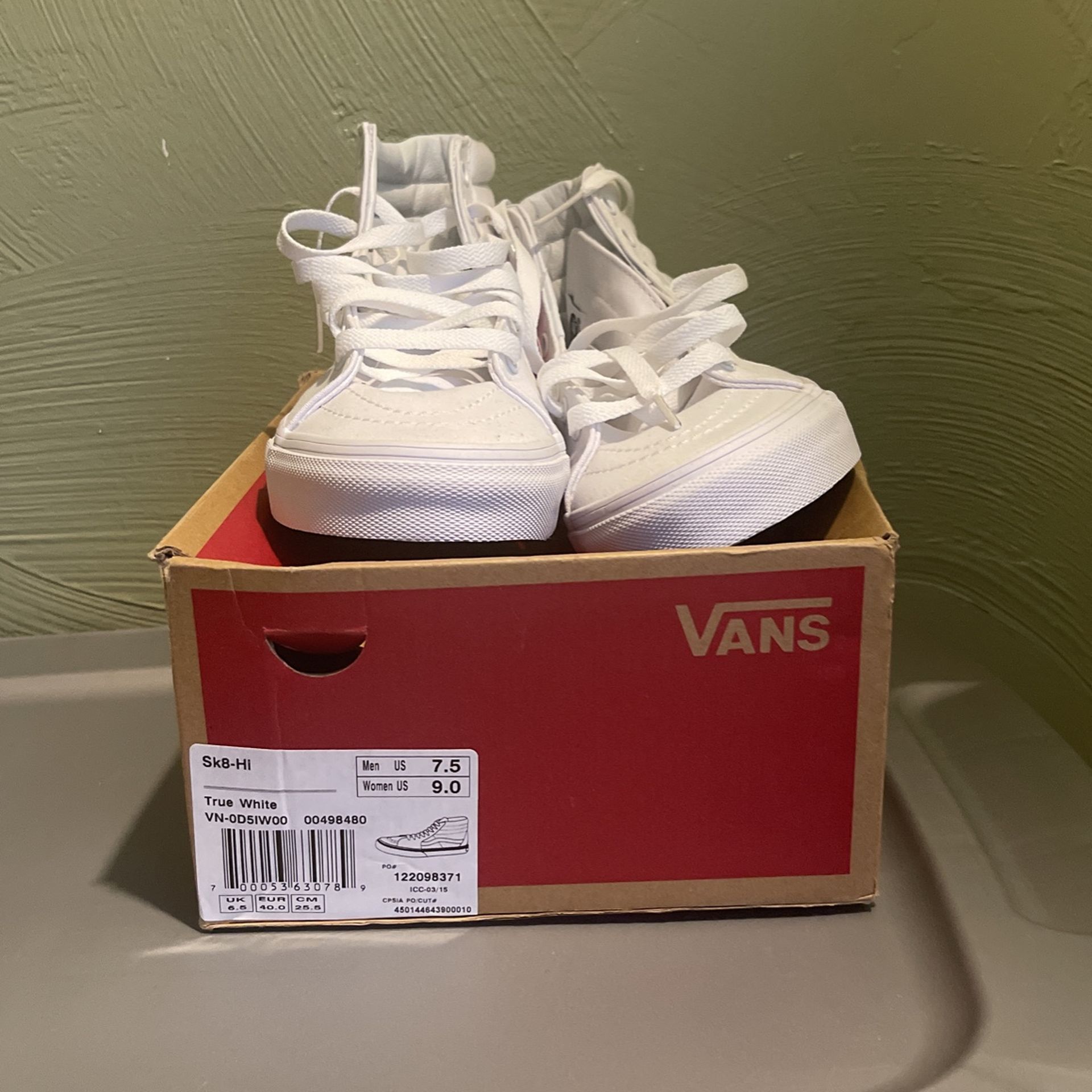 Brand New Vans True White