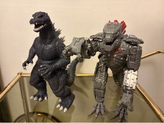 Godzilla vs Mechagodzilla Action Figure Lot (Trendmasters & Playmates)