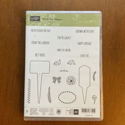 Stampin Up From the Garden, New 20 Stamps