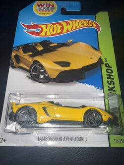 Hot Wheels Lamborghini Aventador J HW Workshop 2014