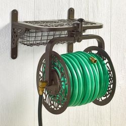 Navigator 125' Aluminum Hose Reel, Home / Patio, Lawn & Garden / Lawn Care & Gardening Supplies / Garden Hoses, Sprinklers Decorative Cast Aluminum