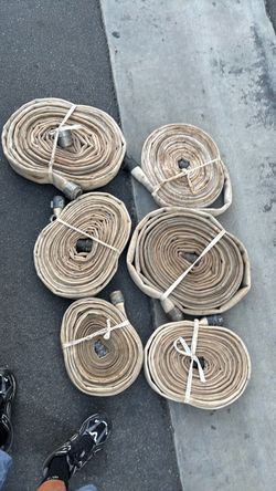 Fire hose   Qty-6 $80 ( for all)