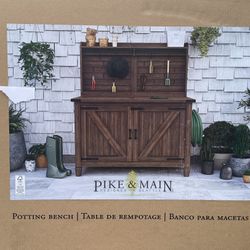 Pike & Main  Potting Bench
