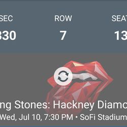 Rolling Stones Concert At Sofi Stadium 