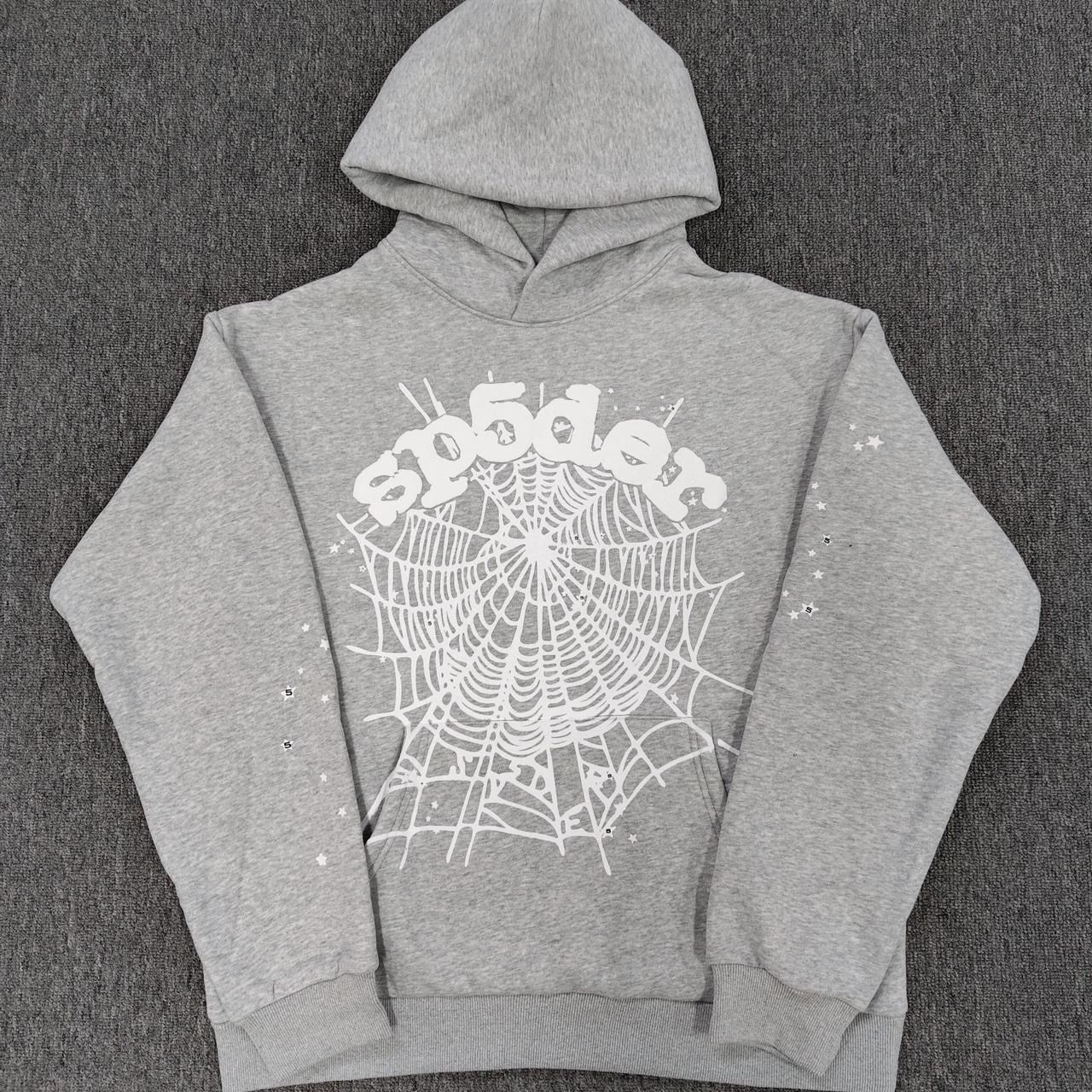 Grey Spider Hoodie