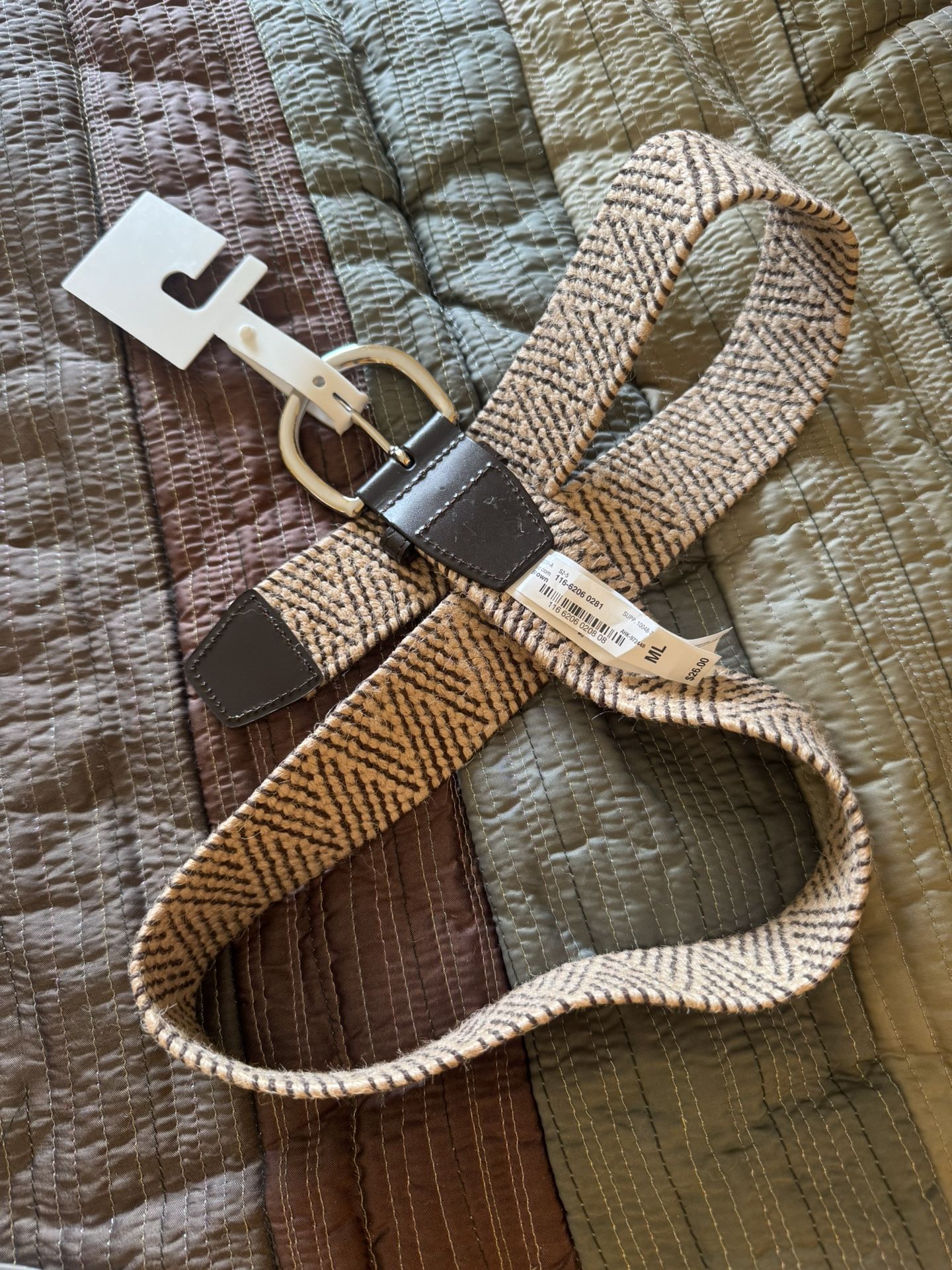 Liz Claiborne woven stretch belt