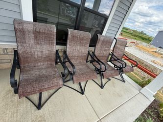 Patio Chairs Set of 4