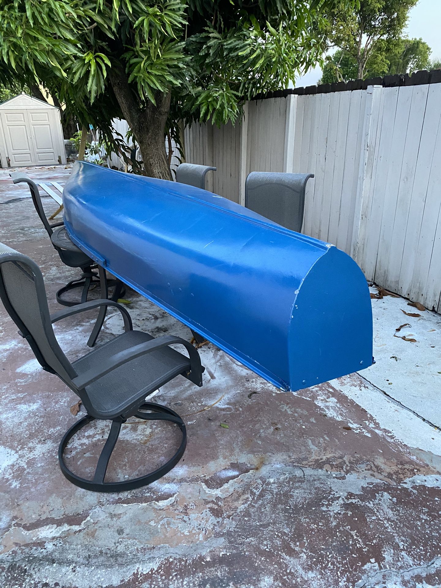 16 foot fiberglass flat back canoe for Sale in Carol City, FL OfferUp