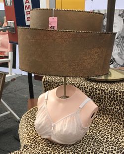 Bra Lamp / Vintage Mannequin Torso Lamp