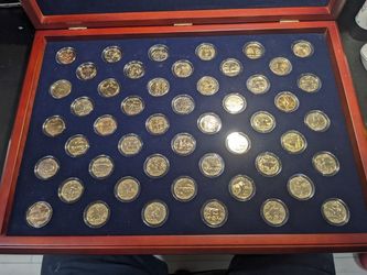 State Quarters gold plated