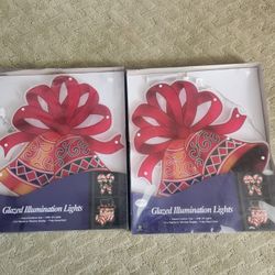 Christmas Decorations 2 Bells That Light Up