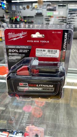 Milwaukee battery M18 red lithium