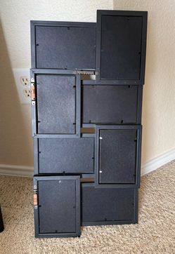 Michaels Black Multi-Opening Picture Frame Collage fits pictures 4x6 in. Wood Black