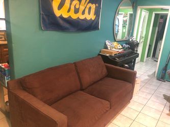 🛋️ Brown Sofa Bed – Great Condition!