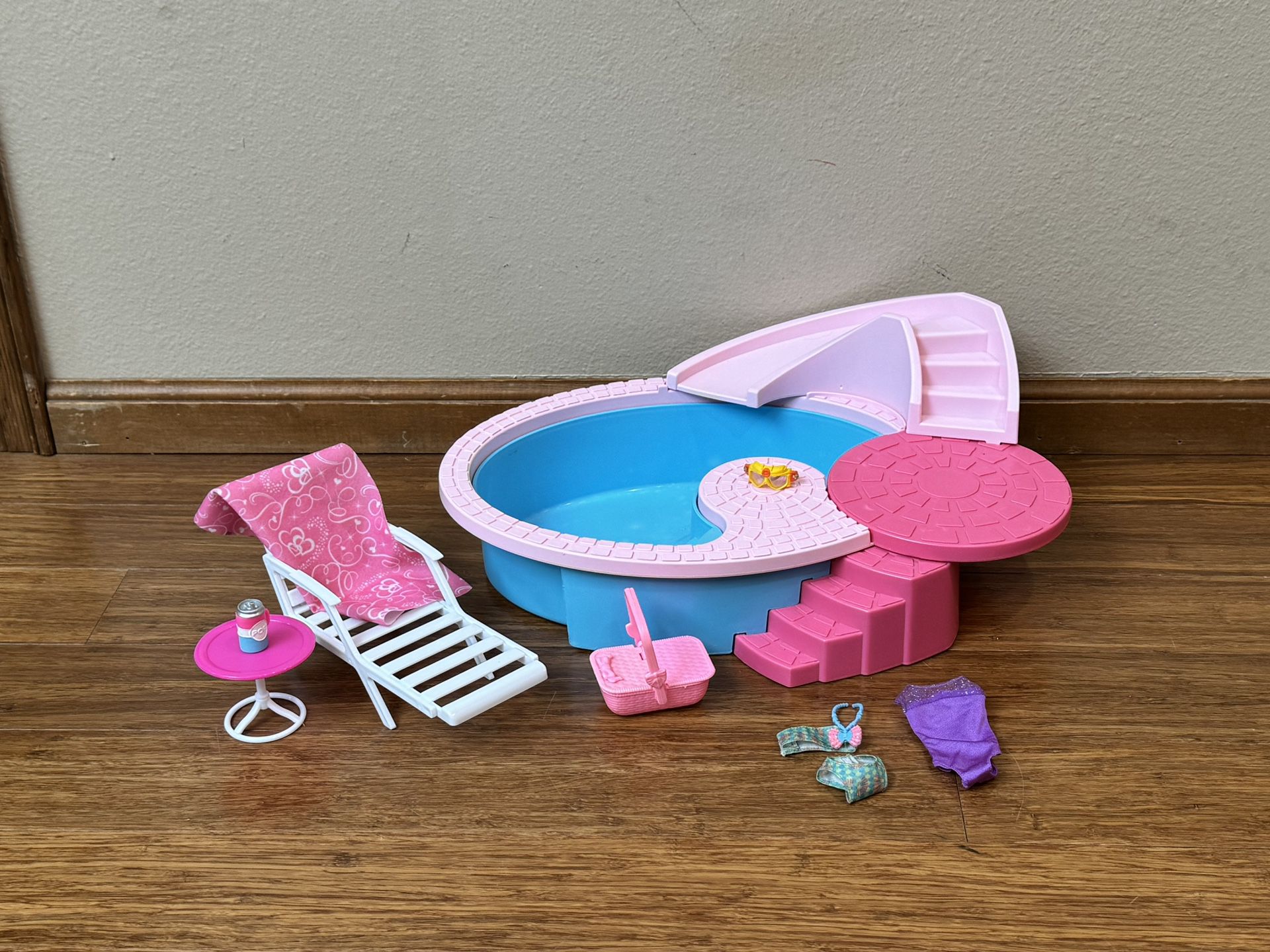 Babie Doll Swimming Pool with Accessories 