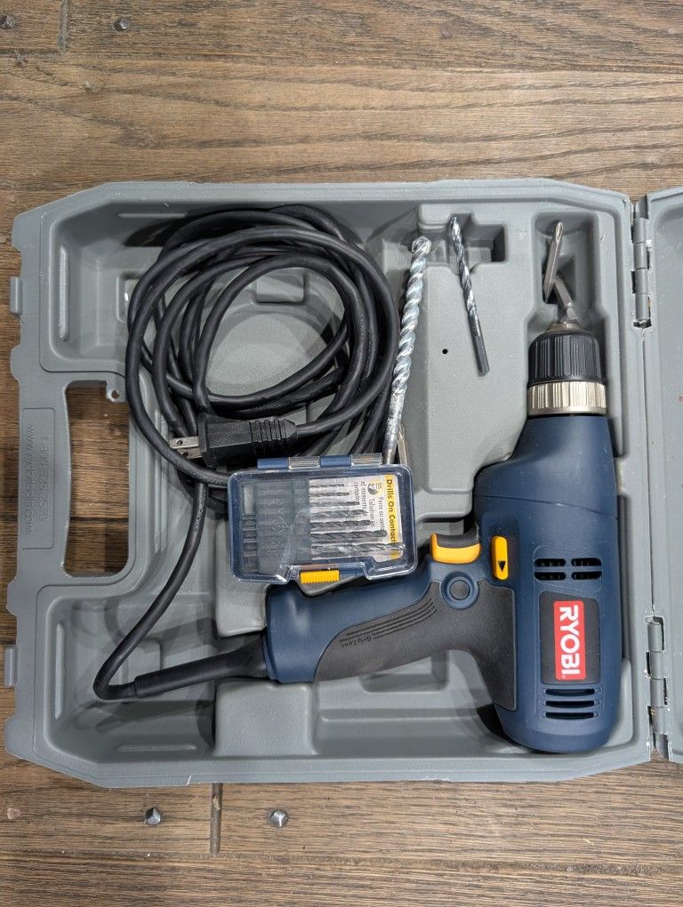 Ryobi drill - corded - barely used