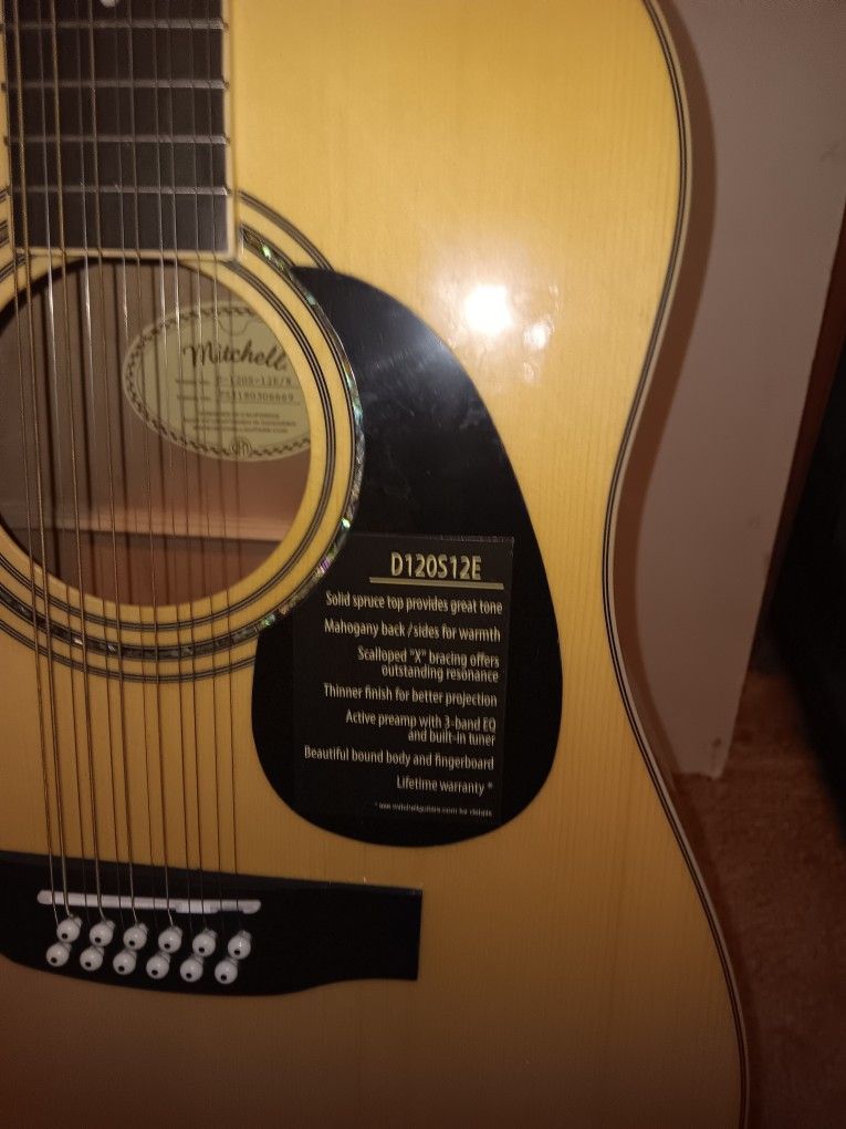 Mitchell 12 String Guitar