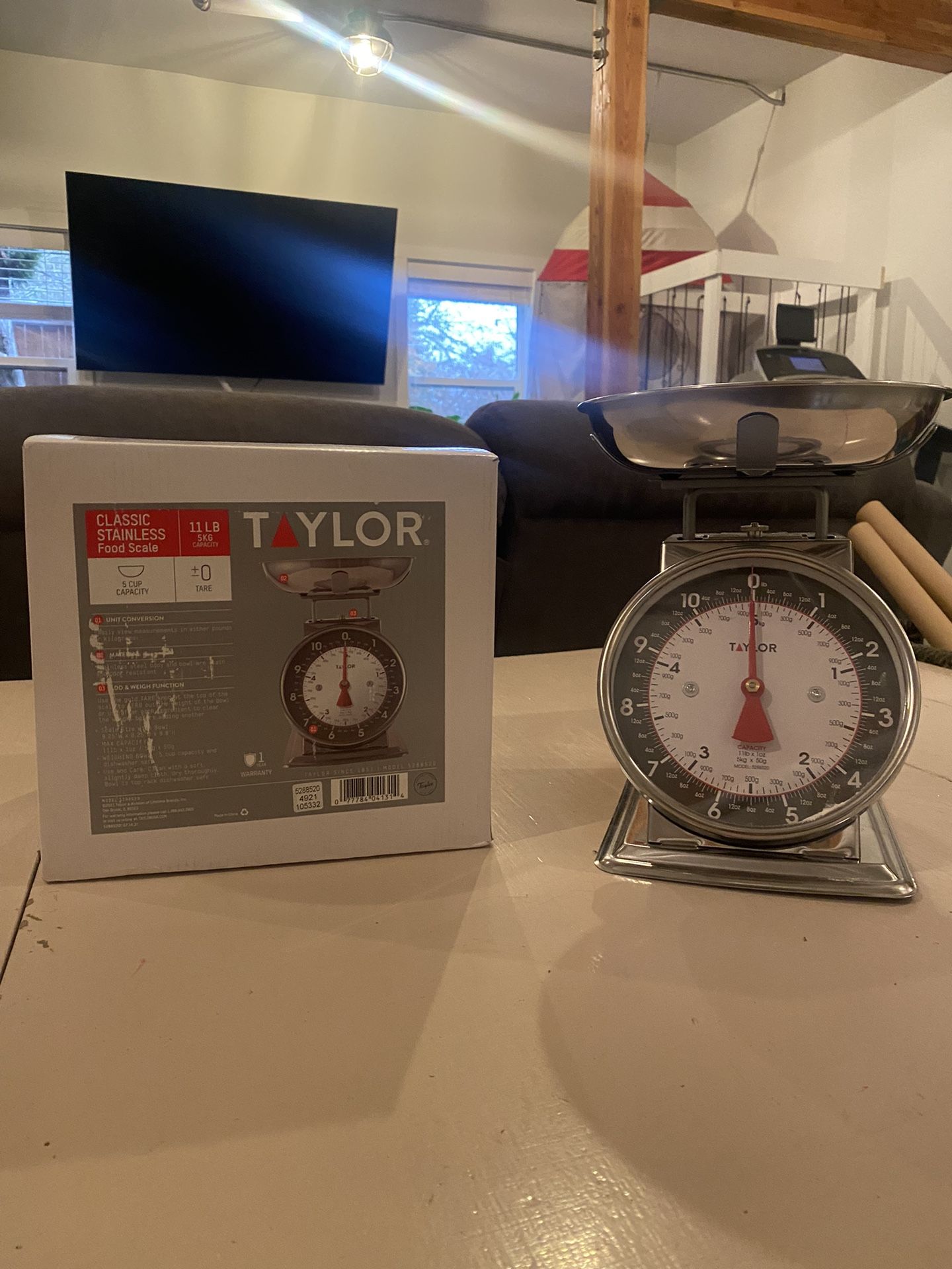 Taylor Classic Stainless Steel Food Scale - New In Bix