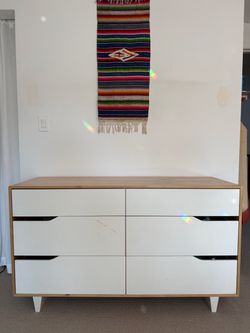 White ikea vintage dresser looks like cb2