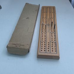 1950 Drueke No. 14 Cribbage Board