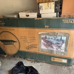 Large Outdoor Rectangular Dining Table - Table ONLY