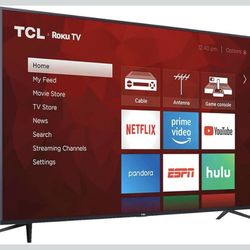 TCL 65- Inch 4k UHD Dolby Vision HRD QLED Roku Smart TV