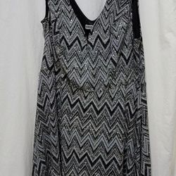 Silver Sparkle Sleeveless Dress