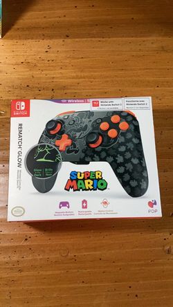 PDP Rematch Glow Super Mario Nintendo Switch Controller