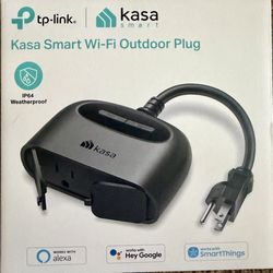 Kasa Smart Wi-Fi Outdoor Plug (Brand New Box Never Opened)